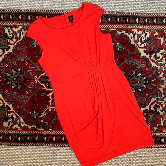 Saks Fifth Avenue Dresses & Skirts - Bright Coral Saks Fifth Ave Stretch Sheath Dress